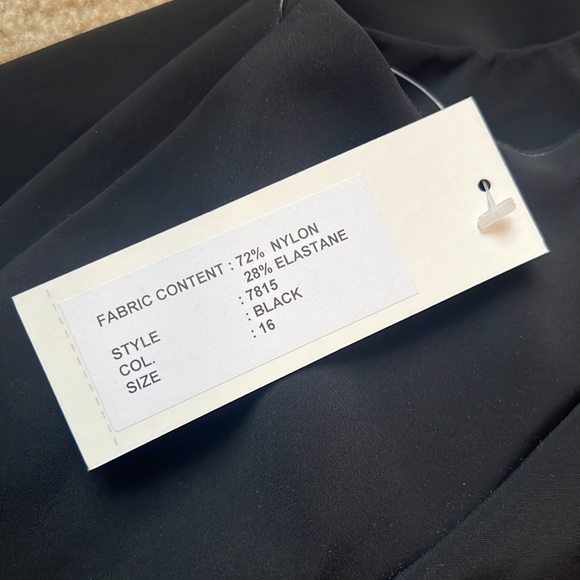 Rickie Freeman For Teri Jon Black Sleeveless Dress - Picture 6 of 7